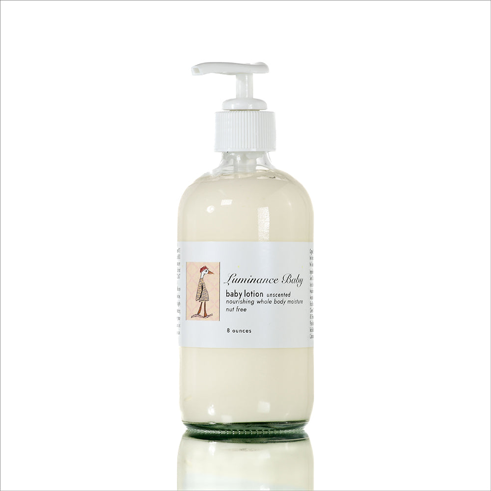 Luminance Nut Free Organic Baby Lotion. 8 ounces