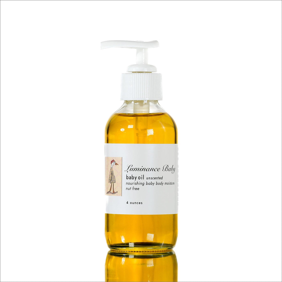 Luminance Baby Oil. Nut Free. Organic + Wild Crafted. Non-Toxic