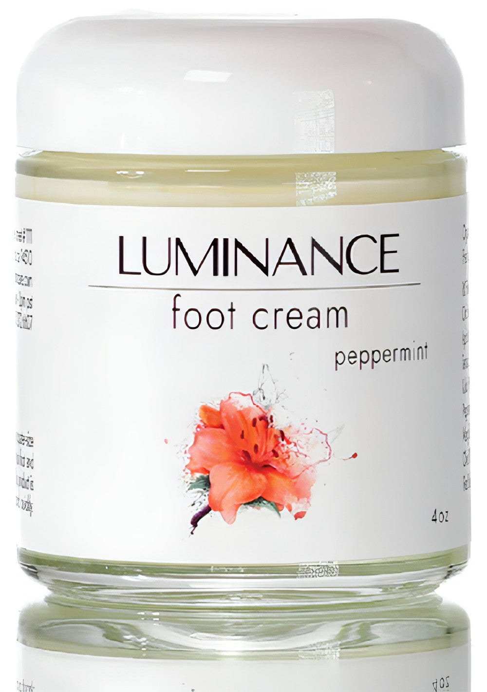 Luminance Skincare Foot Cream. 100% Plant Based. Organic. Non-Synthetic. Non-Toxic. Clean