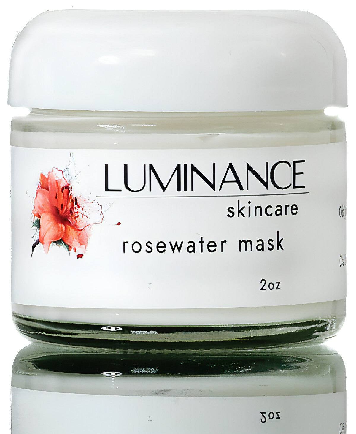 Luminance Skincare Pure Rosewater Mask. 100% Plant Based. Organic. Clean.