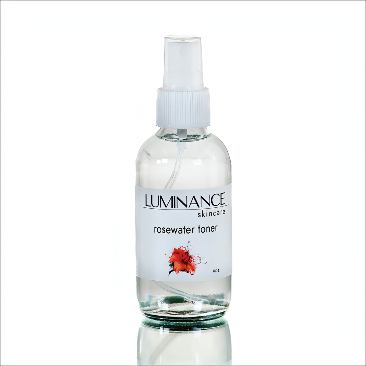 Luminance Skincare Pure Rosewater Toner Photo. Organic. 100% Plant Based. No Alcohols.