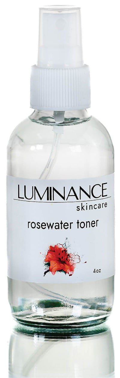 Luminance Skincare Pure Rosewater Toner Photo. Organic. 100% Plant Based. No Alcohols.